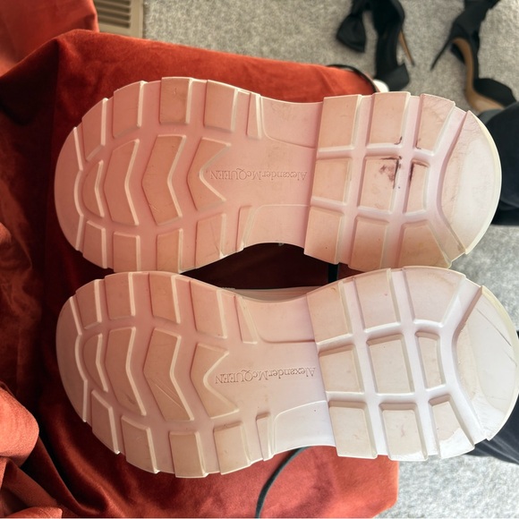 Alexander McQueen High-Top Platform Sneakers-Dark Slate (Size 8) - Picture 7 of 9